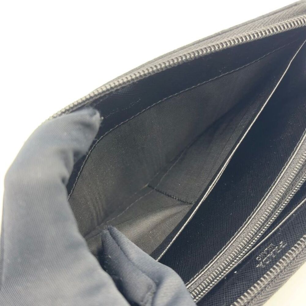 PRADA Nylon Triangle Logo Long Wallet - Picture 8 of 10